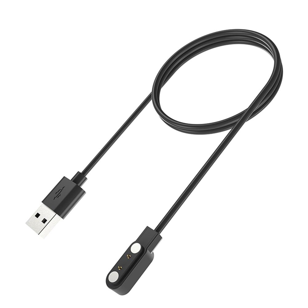 Магнитный USB-адаптер для зарядного кабеля для смарт-часов Kieslect Kr Pro/Kr (черный)