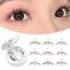 1 набор магнитных ресниц с пинцетом, естественно выглядящие магнитные накладные ресницы с аппликатором, инструменты для макияжа глаз для женщин и девочек