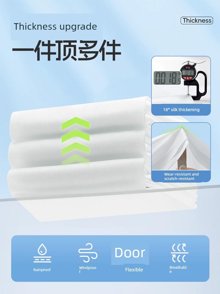 High-Quality Disposable Raincoat for Women with Enlarged Brim, Adult Size, Storm-Proof, Windproof, Thickened, Portable, 2026 New Model