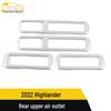 22 Highlander Rear Upper Air Outlet Decorative Frame & Roof AC Patch Accessory