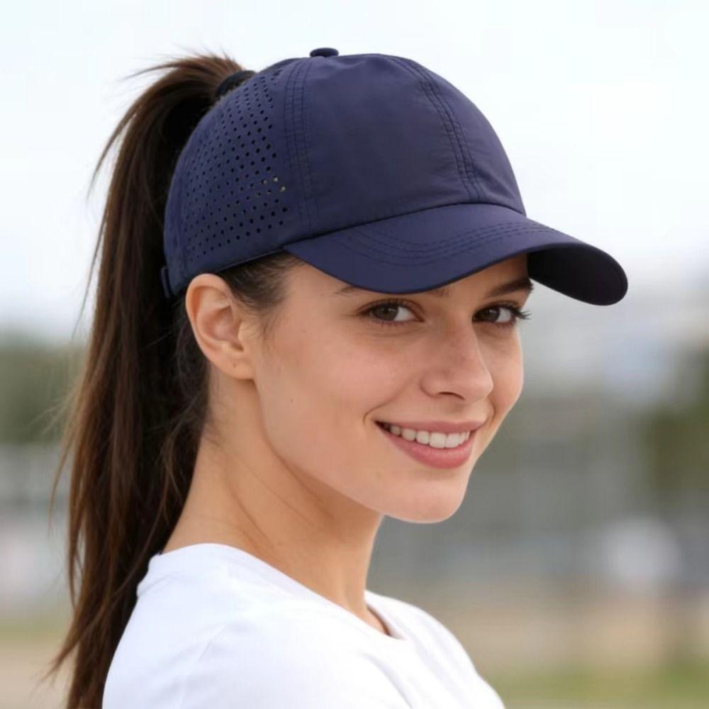 Breathable Mesh Peaked Cap Quick-Drying Running Cap Fashion Women‘s Baseball Caps Casual Wear