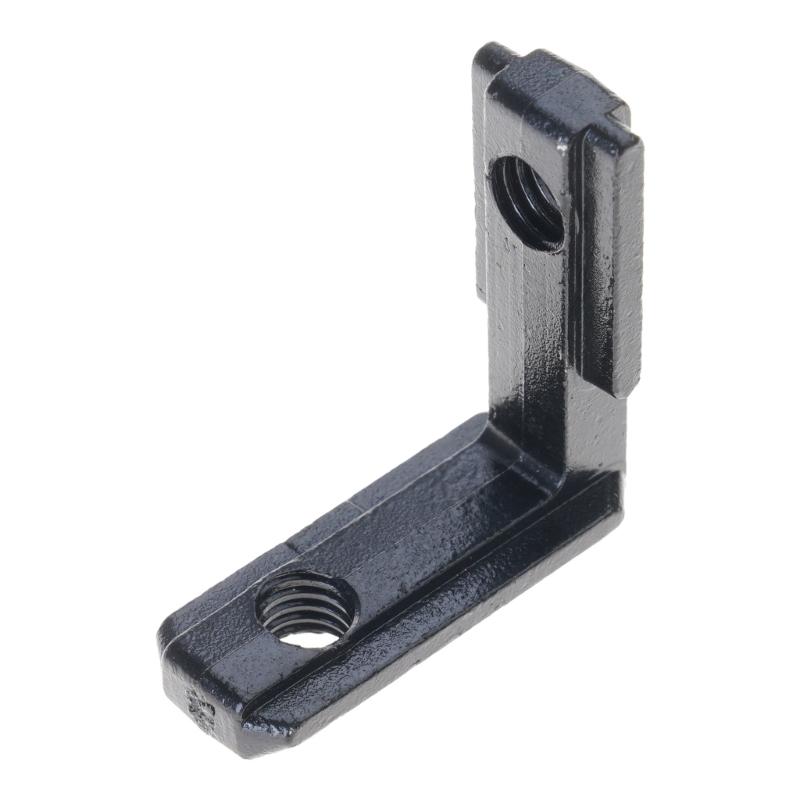 10pcs L Shape Angle Brackets Inner Corner Connectors with Fastening Screws Structural Support Holder for T Slot Profiles