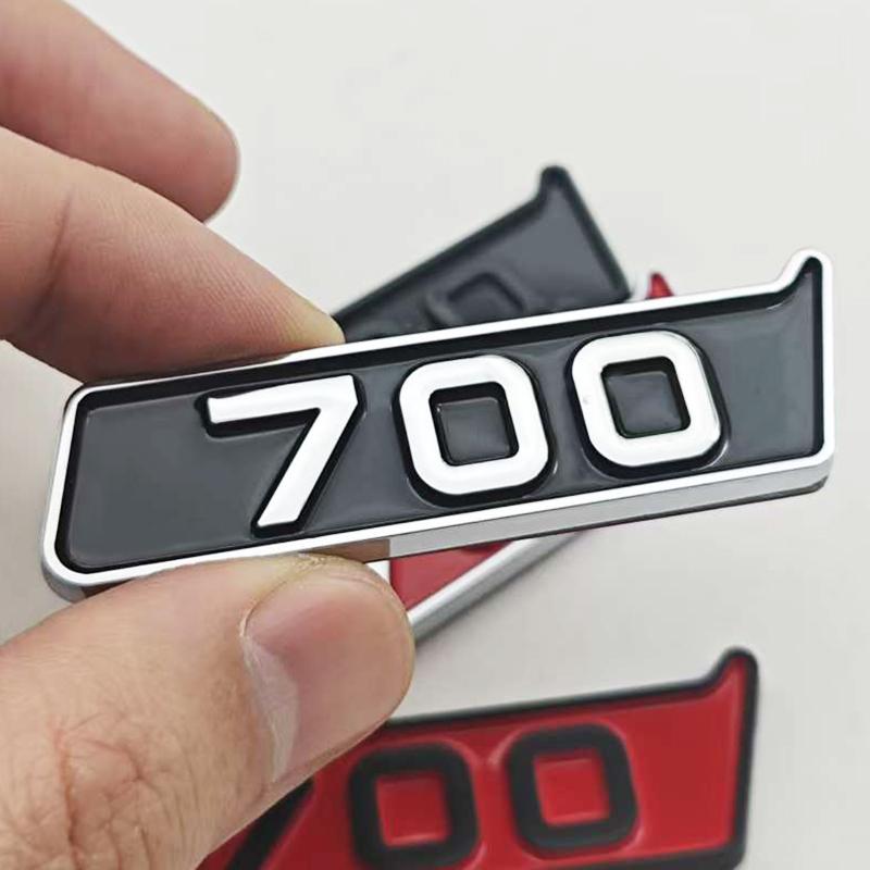 3D ABS Car Fender Side Accessories Logo 700 Sticker Badge Sticker Decals For Mercedes Benz AMG BITURBO 700 BRABUS Auto Styling
