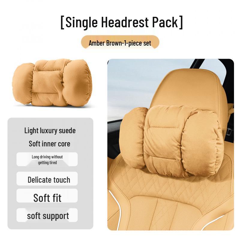 Honda Car Accessories: Flannel Headrests, Lumbar Supports & Neck Pillows for CRV, Fit, 11th Gen Civic & Accord.