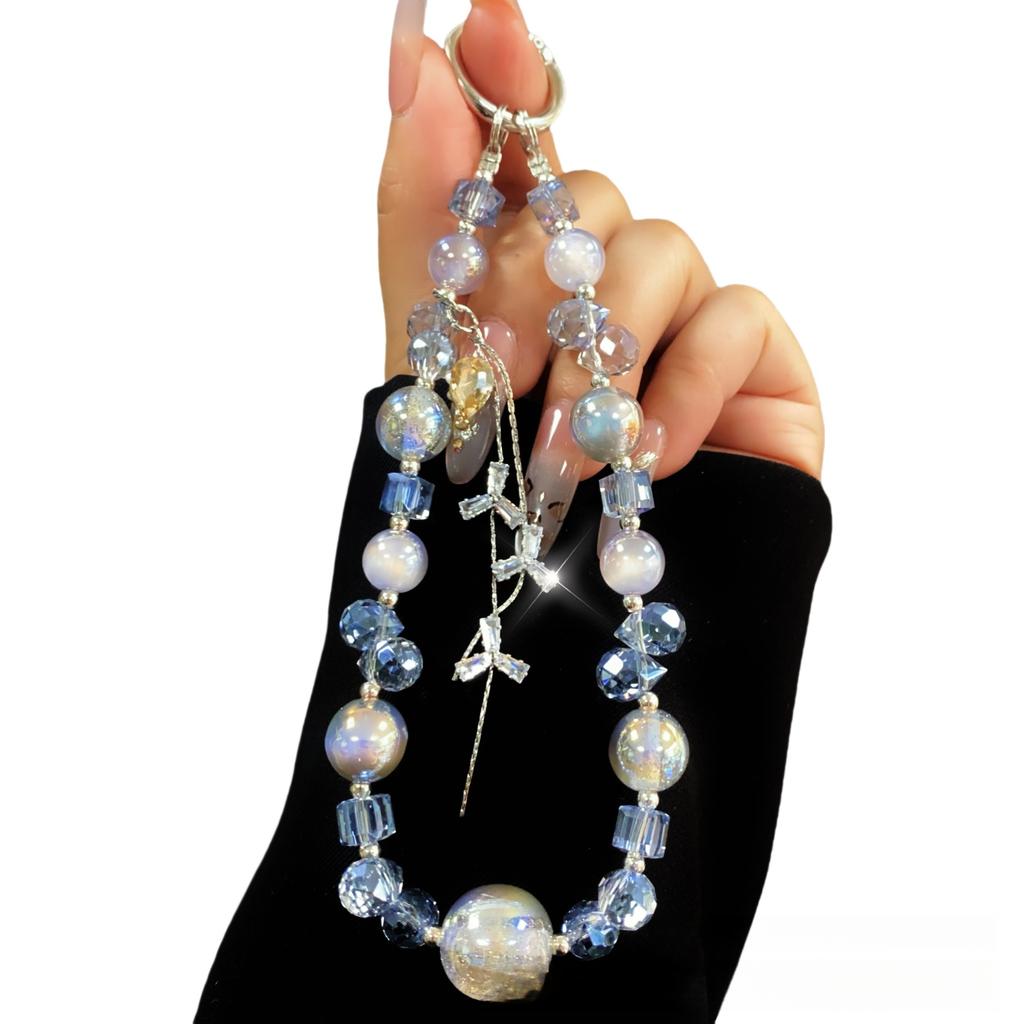 Высококачественный шнурок для телефона на запястье, цепочка с кристальной кисточкой, новый ремешок для телефона, брелок для ключей от машины, аксессуары-подвески