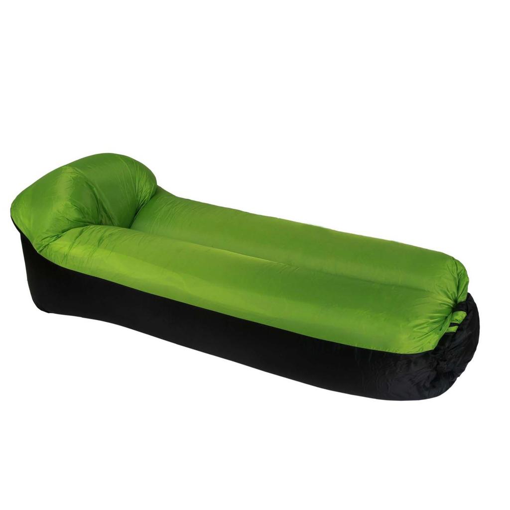 Outdoor Camping Bed Lazy Bag Inflatable Bed Air Sofa Beach Mat Portable Sleeping Pad Lounger Sofa Picnic Air Sleeping Mat Waterproof