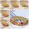 Enamel Hollow Out Flower Bangle Double Bangle Women's Hand Bracelet Jewelry