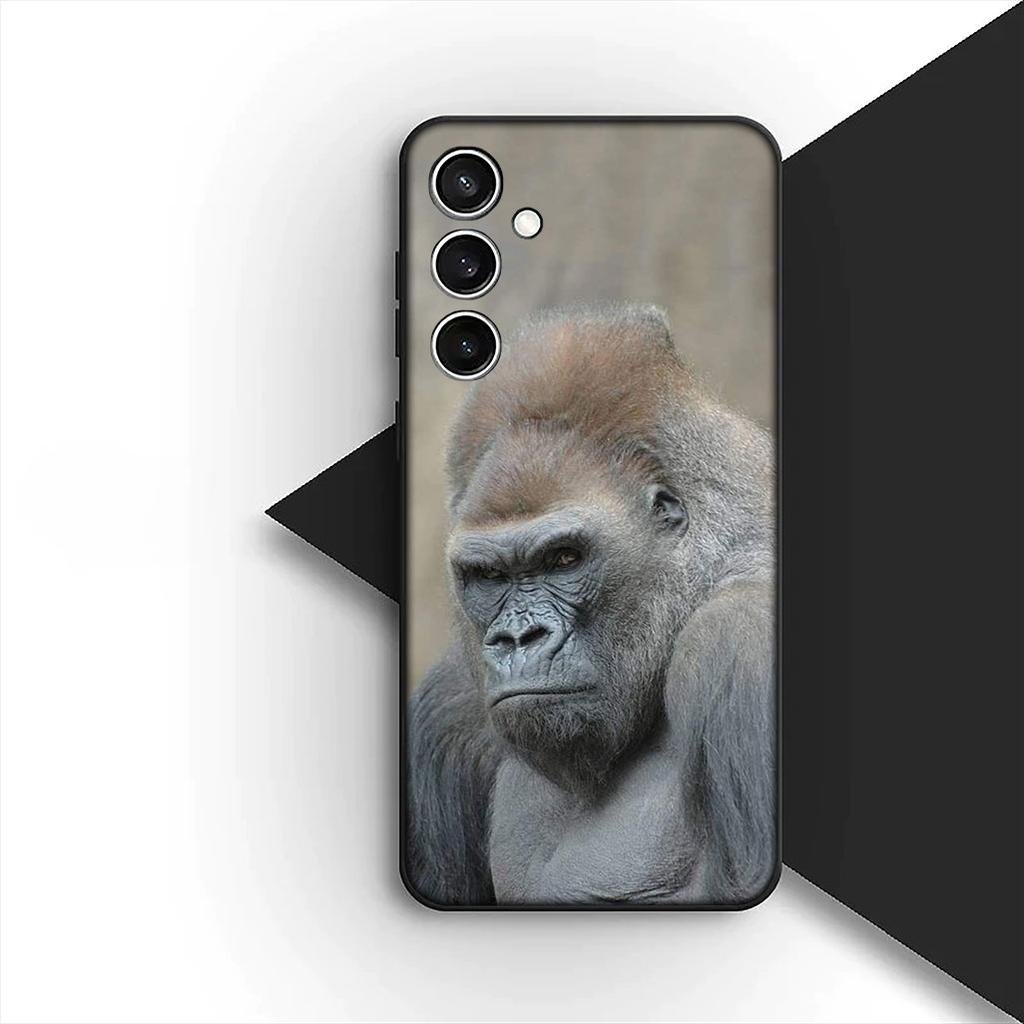Cover for Samsung Galaxy S20 S22 S21 FE Ultra Plus A07 A17 A15 A16 A25 A57 A37 Casing Phone Case Animal Monkey Gorilla Ape Baby