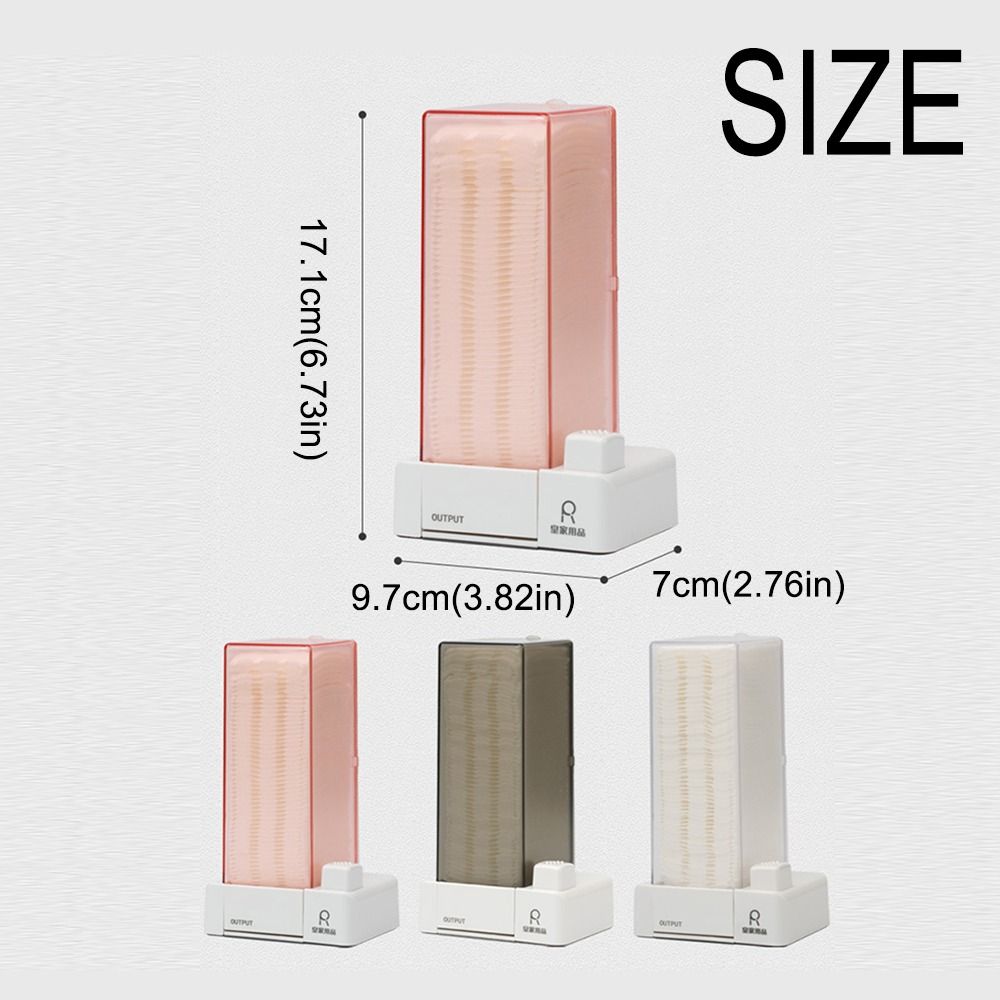 Press Type Cotton Pad Dispenser Creative Automatic Cotton Dispenser  Cosmetic Box