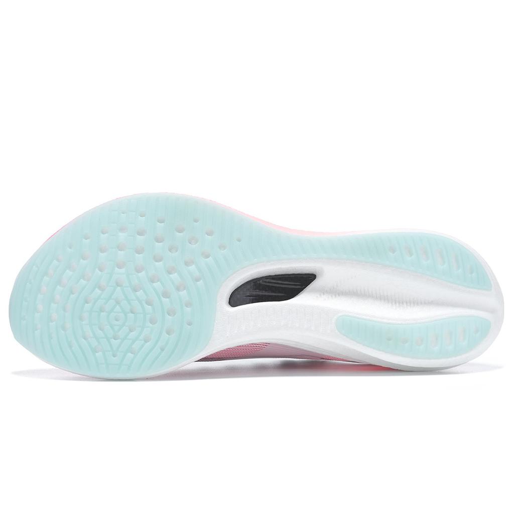 Li-Ning Кроссовки Feidian 3.0 Challenger с нескользящей подошвой, амортизирующей, износостойкой подошвой, женские, розовые, белые, ARMT038-6