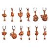Резьба деревянный кулон брелок для ключей сумка висит декор подарок