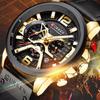 Мужские Повседневные Спортивные Часы Топ Бренд Роскошные Военные Кожаные Часы Модные Хронограф Наручные Часы