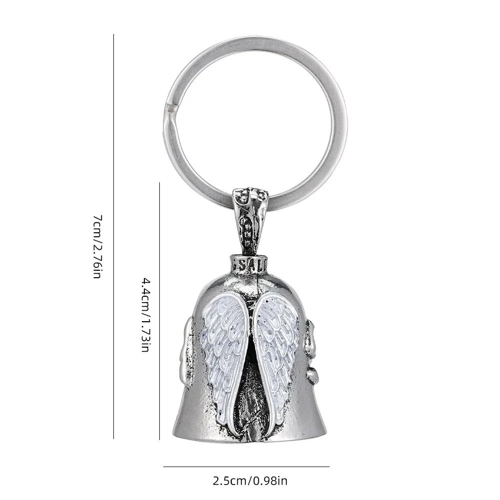Велосипельный колокольчик Ангел-хранитель Байкерский колокольчик Портативные мотоциклетные аксессуары для байкеров Мотоцикл Велосипед Подарок на День святого Валентина