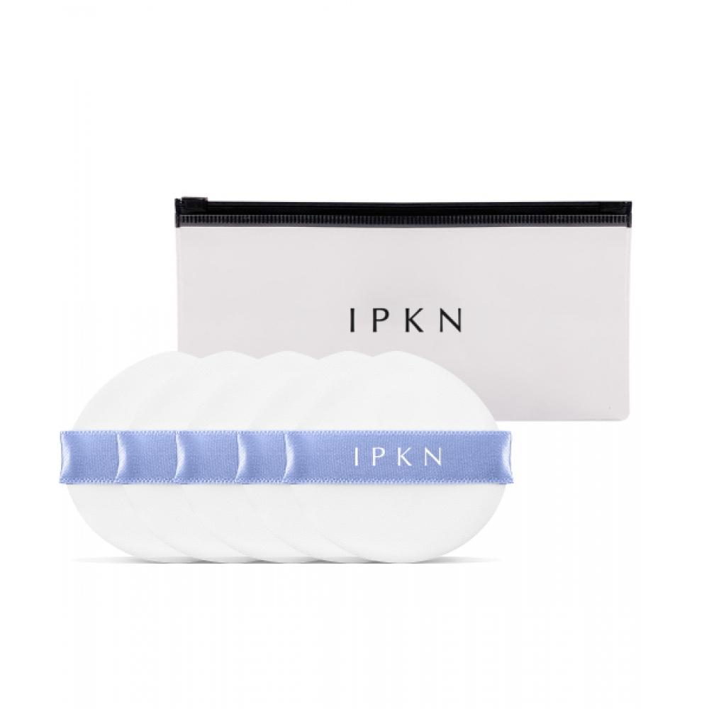 Ipkn Сменные спонжи для кушона Skin Finish Fitting 5 шт. + Косметичка
