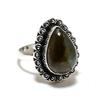 Labradorite Gemstone Handmade 925 Sterling Silver Jewelry Ring Size 7 SU-10431