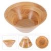 Большая вместительная деревянная салатница, легкая салатница, деревянная салатница, миска для сервировки еды на кухне, набор деревянных мисок 14*5,8 см