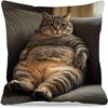 1/2 шт. Яркая наволочка в богемном стиле 45x45 см Очаровательный котенок Декор для гостиной спальни (Вставка для подушки не входит в комплект)