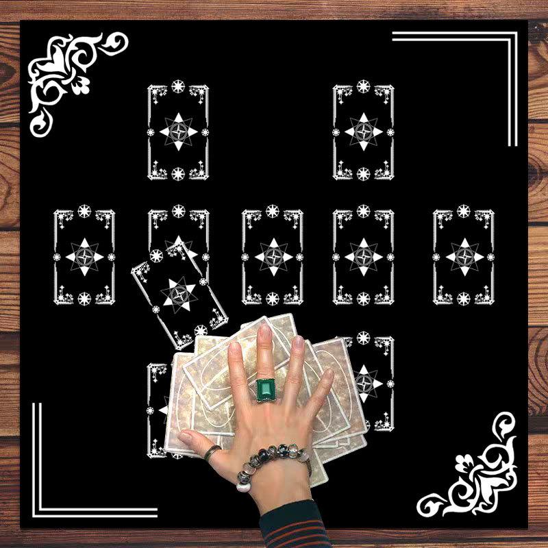 Нескользящая износостойкая скатерть Таро для украшения комнаты