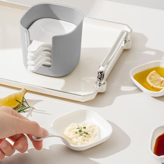 6 шт., блюдо для вертела с ручкой, держатель для хранения, пищевой многофункциональный обеденный стол, мусор, закуска, десерт, фруктовая закуска, сервировочная тарелка