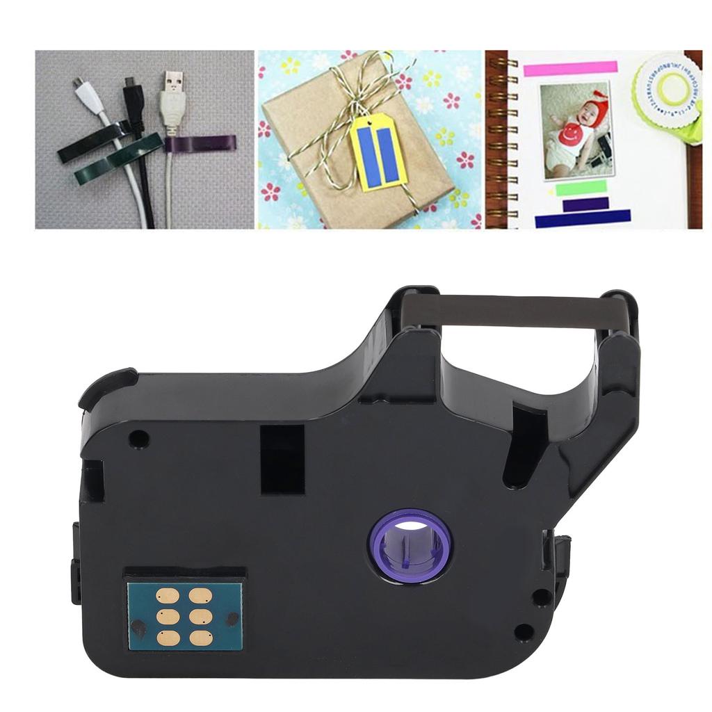 Лента для этикеток для машины с номером строки SUPVAN TP60i 66i 60A 66A 328 футов водонепроницаемая прозрачная самоклеящаяся