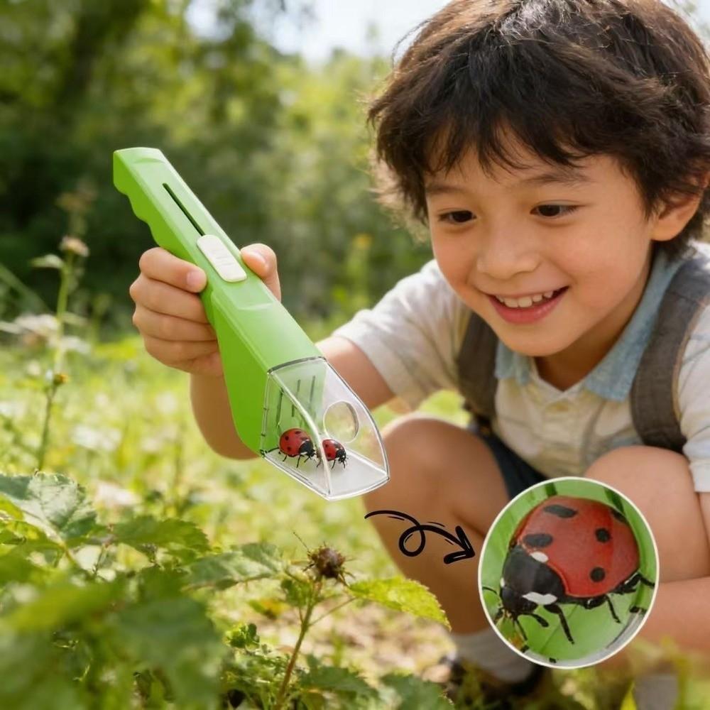 Push Type Portable Insect Trap Transparent Outdoor Bees Catching Tool  Kids Learning