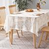 Легкая роскошная пасторальная белая кружевная скатерть вышитая скатерть круглый стол квадратный стол прямоугольная скатерть скатерть