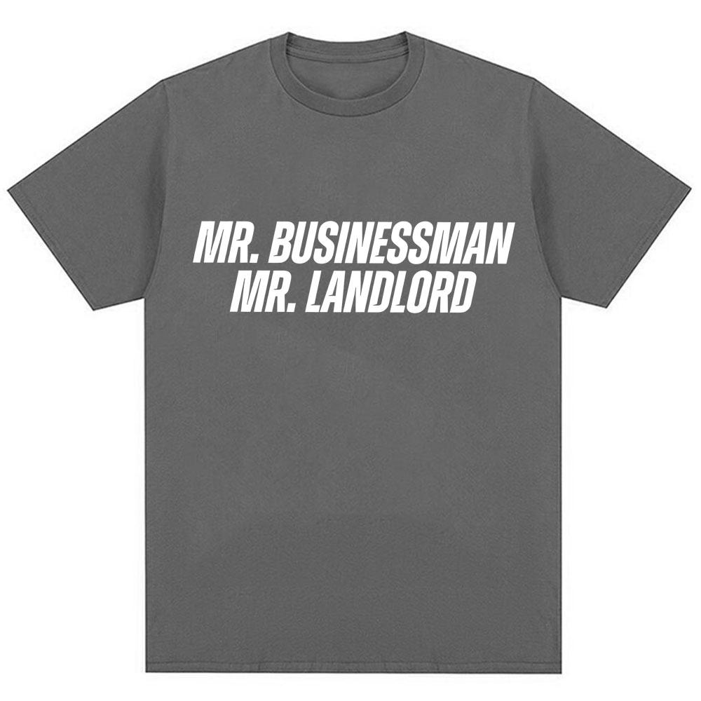 Heated Rivalry Mr BusinessUnisex Mr Landlord T Shirt Unisex Women Trendy Vintage Popular Short Sleeve Oversized Cotton Tshirts