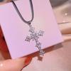 Cross Necklace for Women Simple Ins Cold Style Pendant Trendy Light Luxury Niche Design Clavicle Chain
