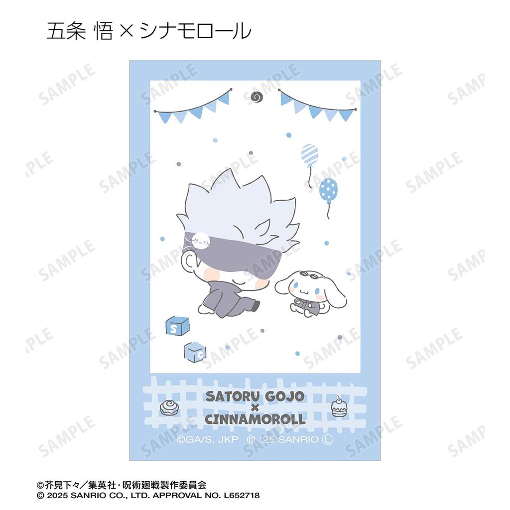 Jujutsu Kaisen x Sanrio Characters Торговые иллюстрационные карточки в стиле моментальной камеры, коробка из 10 штук