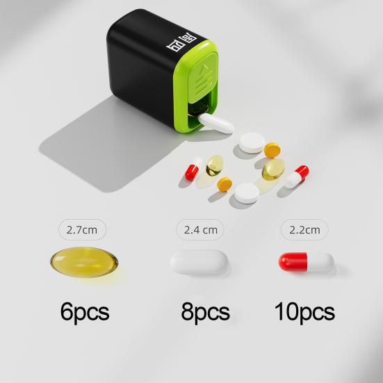 Divided Medicine Box Pill Weekly Organizer Dustproof Moisture-Proof Large Capacity Travel Pill Tablet Storage Case