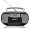 Radio CD Cassette Portable Numerique PLL FM, Lecteur CD-MP3, USB, AUX-IN Roadstar RCR-4635UMPBK Noir 33161
