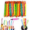 Long Latex Balloons with Pump Flying Screaming Rocket Balloons Colorful Spiral Balloons