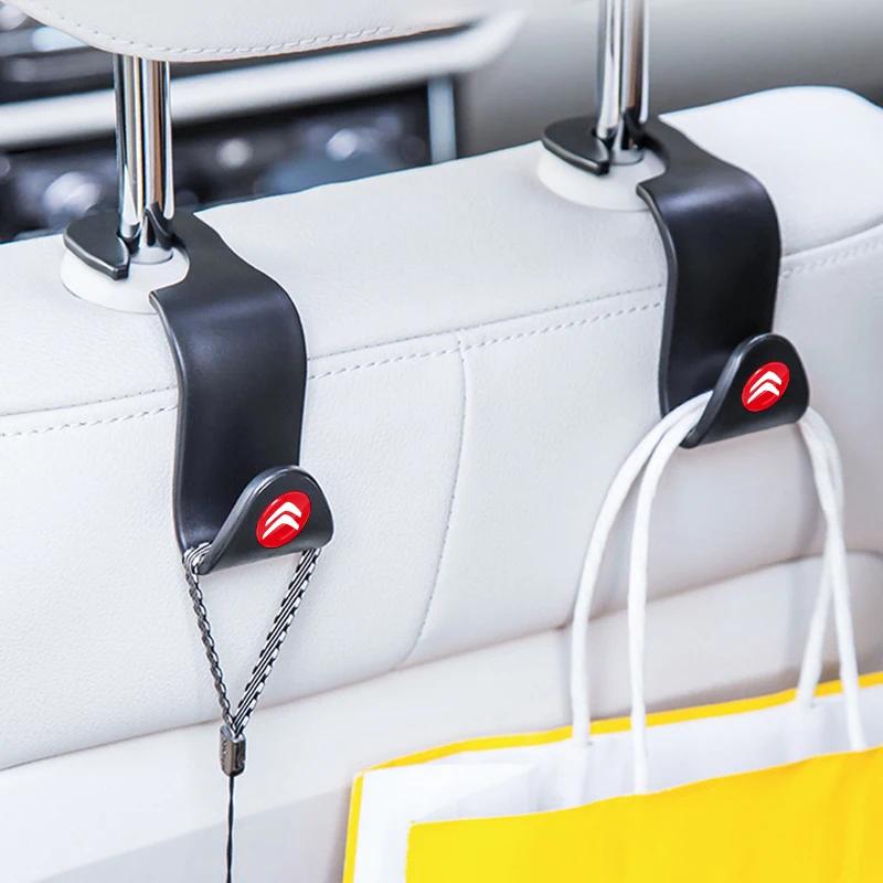 1/2pc Universal Car Seat Hook Multifunctional Storage Hanger For Citroen C4 C3 C5 C1 C2 Berlingo Celysee Cactus Picasso Aircross