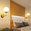 Настенные светильники для дома, скандинавские креативные светодиодные настенные светильники для дома, украшающие стену кровати, зеркало в ванной, освещение лестницы