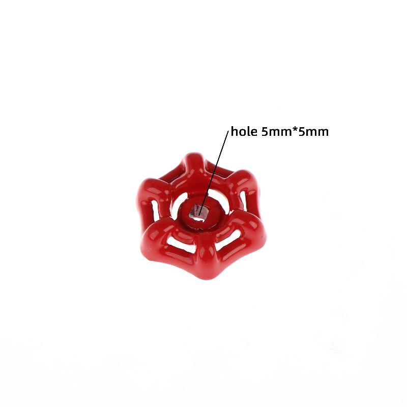 Внутреннее отверстие 5/6/7/8/9 мм Чугунная ручка клапана Задвижка Шаровой кран Маховик Запорный клапан Фитинги для водопроводных труб