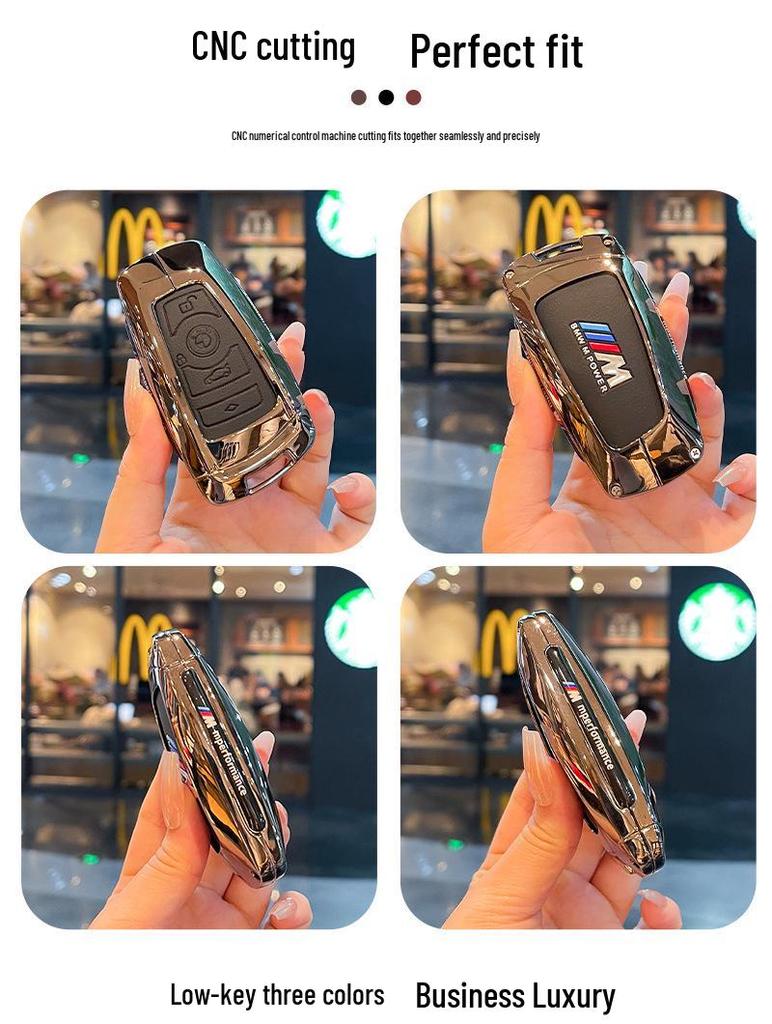 Совместимый чехол для ключа для моделей BMW X Series, 7/5/3 Series и i3