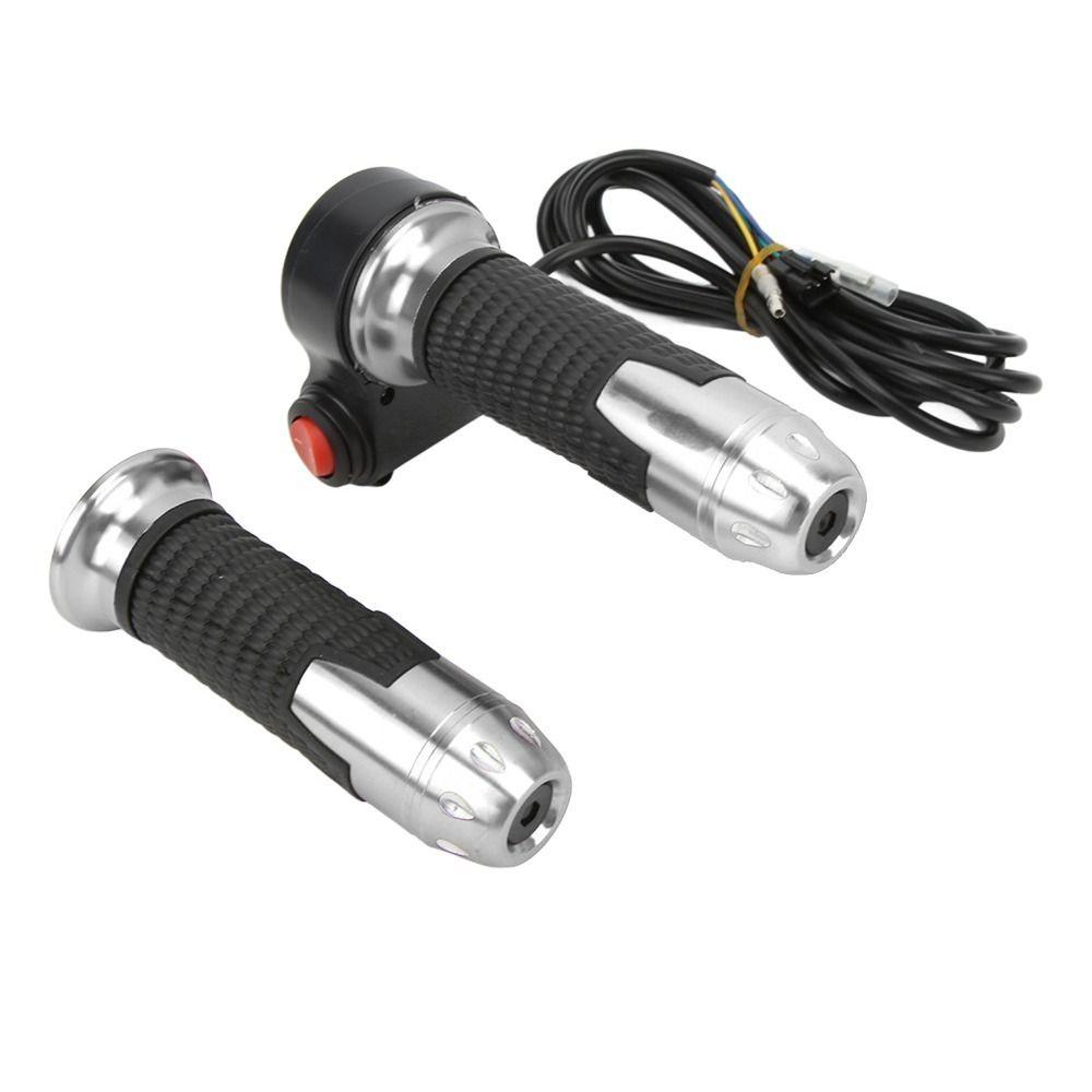 with Button Twist Throttle Grips Cable 1.8m Throttle Grip Handlebar  Motorcycle Accessories