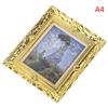 Dollhouse Miniature 1:12 Mini Decorative Accessories Antique Frame Oil Painting