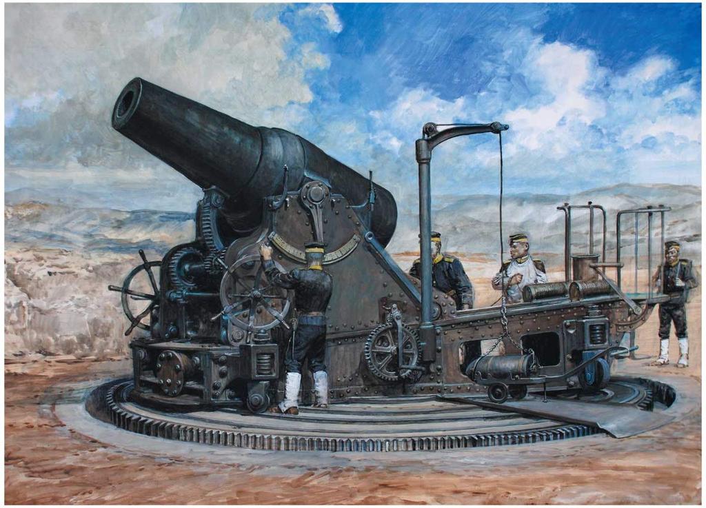 Pit Road SG Series Japanese Army 28cm Howitzer with General Nogi and 6 Plastic Model Kit SG14 1/72 Artillerymen,