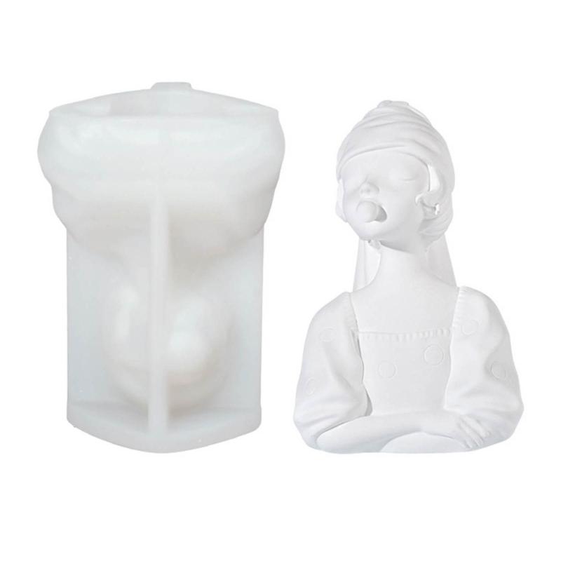 3D Девушка Силиконовая Форма DIY Изготовление Человеческого Тела Ароматное Мыло Гипсовые Формы Украшения Для Дома Подарки Ручной Работы
