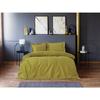 Bedding Set - 1 Duvet Cover 220 X 240 Cm + 2 Pillowcases 60 X 60 Cm - Sateen 100% Cotton - Green