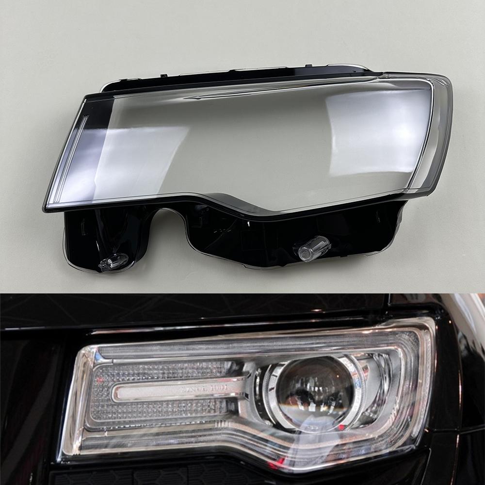 For Jeep Grand Cherokee 2014~2020 Headlight Shade Transparent Lampshade Headlamp Cover Lamp Shell Headlights Lens