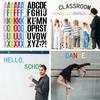 272 Pcs 24 Sheets Large Letter Stickers, 4 Inch Bulletin Board Letters, Vinyl Stick On Letters for Bulletin Boards, Self Adhesive Letters for