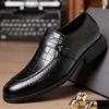 Men Social Shoes Leather Casual Spring Autumn Pointed Toe Dress Shoes Man High Quality Party Legitimate Suit Men's Shoes