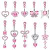 Navel Ring Delicate Zircon Bow Heart Belly Button Ring Piercing Barbell Pendant For Women Girls Body Piercing Jewelry