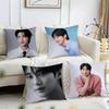 Чехол для подушки Byeon Woo-seok, двусторонний, из плюша – Для автомобиля, дивана, спальни, идеален в качестве подарка.