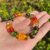 Buddhism Luck Wealth Bracelet Crystal God of Wealth Beaded Bracelet Feng Shui Bracelet  Gift