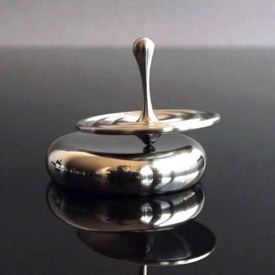 Капля воды Ручной крутящийся гироскоп для кончиков пальцев Металлический из нержавеющей стали Настольная волшебная игрушка-гироскоп Детская вращающаяся игрушка для снятия стресса