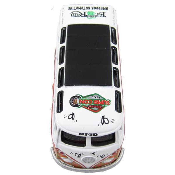 Johnny Lightning 164 Rat Fink 1965 VW Samba Bus Zinger - Эксклюзив SUPERCON - Миниатюрная машинка Rat Fink