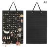 Wall Mounted Jewelry Display Organizer Bag Vertical Earring Necklace Bracelet